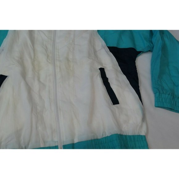 90s NOS Vintage MEMBERS ONLY All Points Men Large TRACK Jacket COLOR BLOCK - Picture 4 of 12